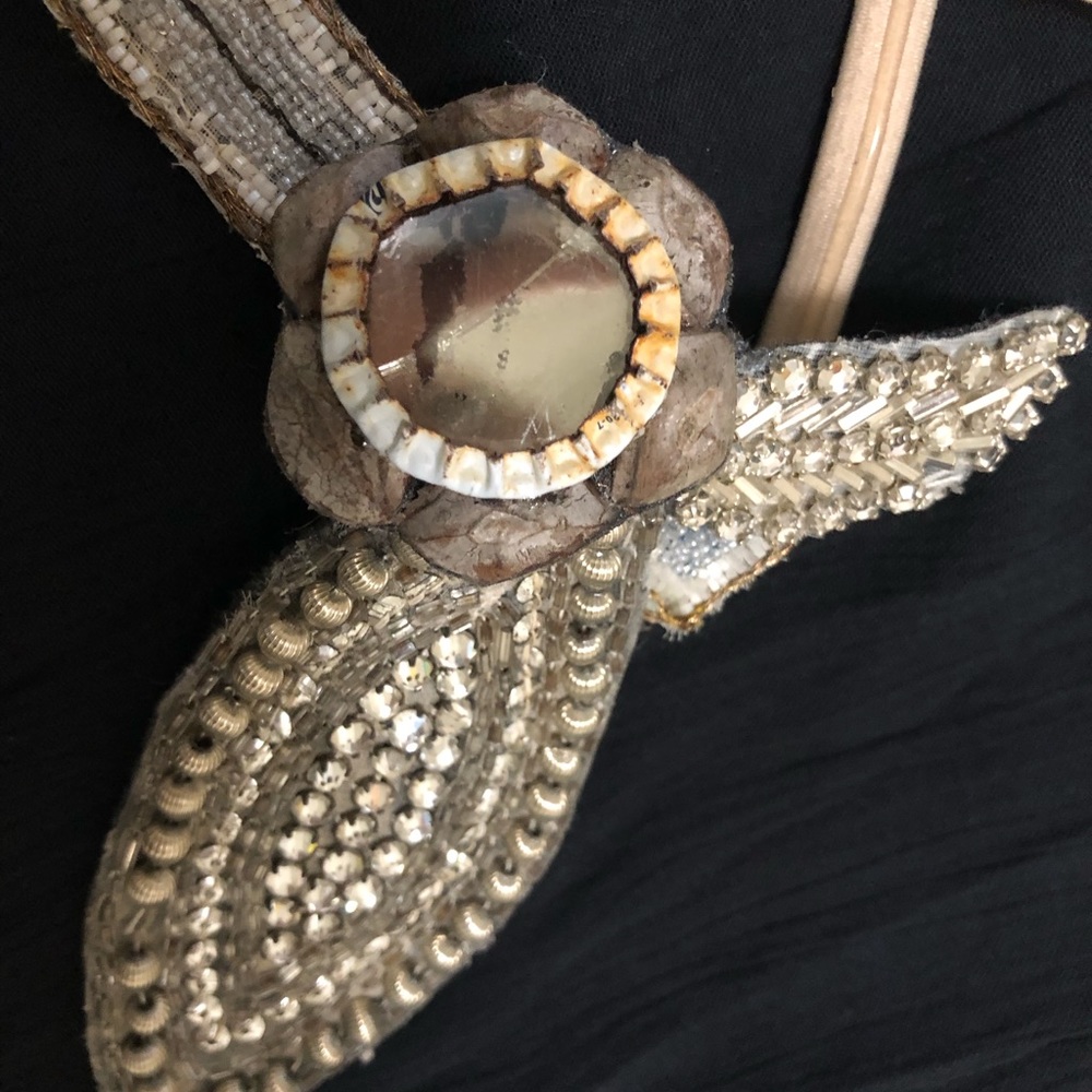 Belly dance burlesque or bridal headdress by foolproof collage vintage